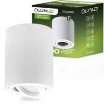 Surface-Mounted Halogen Spot Tube Movable Luminaire Lundo Gu10 Round White 80Mm