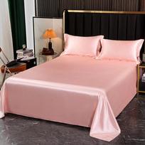 Šilkinė paklodė - Tikra šilkmedžio šilko antklodės užvalkalas viengulei/dvigulei lovai (1,2 m, 1,8 m) 170x230cm Square Bed Sheet šviesios kavos spalvos