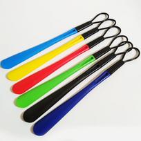 Long-Handle Colored Shoe Horn - Easy, No-Bend Shoe Lifter Tool įvairių spalvų spalva