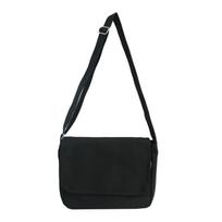Paaugliams Drobės Peties Crossbody Krepšys Medvilninis Audinys Didelės Rankinės Unisex Cross Body Krepšys Didelės Paštininko Krepšiai One size juoda