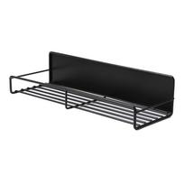 Prie sienos montuojama magnetinė lentyna šaldytuvui, be gręžimo, metalinė prieskonių lentyna, metalinė laikymo lentyna 30x10.5x7cm/11.8x4.1x2.8in