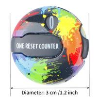 Golf Score Counter Gloves Caps Clip Mini Golf Scoring Strokes Device With Touch Reset Clip Quickly Return 0 Score Keeping Device