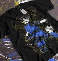 Meguru Bachira T-Shirt Blue lock Kunigami Rin Itoshi Nagi Anime shirt All Size 2XL