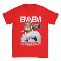 Eminem The Real Slim Shady T Shirts Men 100% Cotton Vintage T-Shirts Round Collar Tees Short Sleeve Tops Gift S