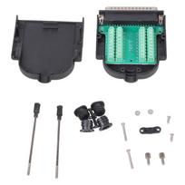 Thin DB37 Solderless RS232 D Sub Adapter Connector Featuring Fold Lock Housing And Multiple Tail Tubes
