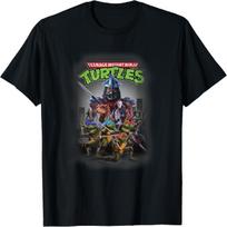 Teenage Mutant Ninja Turtles Heroes & Villains NY Group Shot T-Shirt S įvairiaspalvis