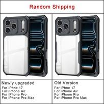 Xundd Dėklas iPhone 17 Pro Max Dėklas iPhone Air 17 17 Pro Dėklas Sugeriantis smūgius Akrilas ir TPU Skaidrus galinis dangtelis su magnetiniu žiedu Acylic and TPU&just Case&iPhone17 Pro Max