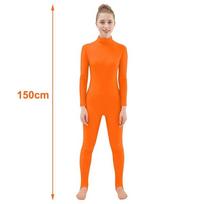 Full Body Invisible Costume Spandex Cosplay Bodysuit Women Zentai Jumpsuit  Stage Performance Kids 150cm