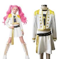 Demonų medžiotojo Cos kostiumas Mergaitė Demonų medžiotojas Kpop Pop dainininkas Helovino kostiumas Sceninis kostiumas 100cm balta