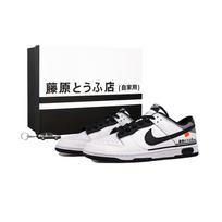 Nike Dunk RISK Lenktynių tema, Akiyama, Tofu parduotuvė Madingi Neslystantys Lengvi Žemi Kateboardo Batai Unisex Juodi Balti DD1391-100(Komanda27-) 42