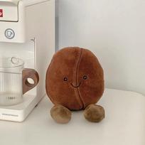 Jellycat Simulated Coffee Bean Plushies Soft Doll Brown Coffee Food With Foot Adorably Plush Toy Home Decor Xmas Gifts Girl 13cm Including feet
