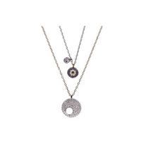 Swarovski Piktos akies dvigubo pakabuko karoliai Moteriški karoliai 5272243 Box (Random Color)