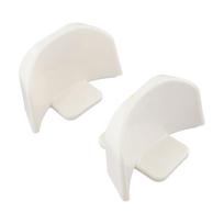 Equestrian Obstacle Pole Bracket Holder Horse Jumping Cup 8 5x13cm Plastic 1pcs white