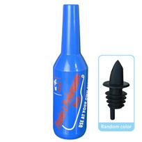 Color Flair Bartender Bartending Practice Bar Pub Bottle Wine Cocktail Shaker Naked Bottle Pourer For Liquor Bar Accessories mėlyna