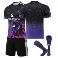 2025-26 „Manchester United“ Lion Sport Treniruočių Džersio Rinkinys su Kojinėmis Paaugliams Vaikams Suaugusiems Individualus Vardas Futbolo Aprangos 16