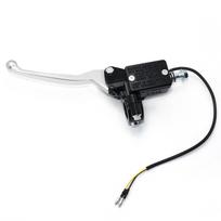 Pump Brake Master Hydraulic Brake Handle Motor Brake Lever Clutch Lever Motorcycle Brake Pump Silver left