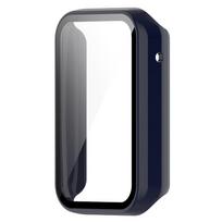 New Protective Tempered Glass Cover Hard PC Case For Xiaomi Mi Band 7 Pro Smart Watch Screen Protector Cover Accessories tamsiai mėlyna spalva