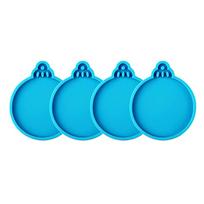 Christmas Balls Pendant UV Epoxy Resin Mold Handmade Keychain Silicone Mould DIY Crafts Jewelry Decorations Casting Tool 1