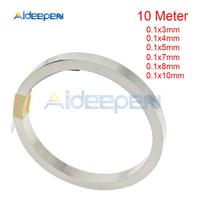 10m 18650 Li-ion Battery Nickel Sheet Plate Nickel Plated Steel Belt Strip Connector for Spot Welding Machine 0.1x3/4/5/7/8/10mm 0.1x3mmx10m