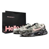 Nike V5 RNR Abrasion Resistant Breathable Abrasion Resistant Breathable Low top Running Shoes Women's Silver Pink HQ7901-102(Team401-LD) 35.5