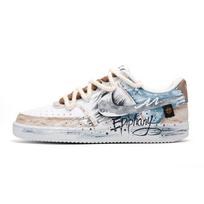Nike Court Vision 1 Abrasion Resistant Low top Skateboard Shoes Men's White Brown DH2987-101(team516-) 40