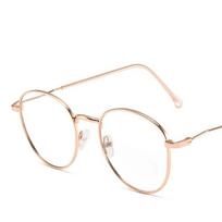 Photochromic  Anti Blue Light Glasses Fashion Circular Glasses Frame UV Protection Outdoor Beach Sunglasses For Men Women