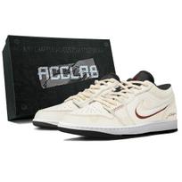 Jordan Air Jordan 1 žemi senoviniai krepšinio batai vyriški Ekrū 553558-165(Komanda1439--) 40