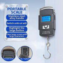 Portable Digital Luggage Scale (CN version) 2 vnt. spalva