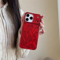Red Prosperity Mahjong 3D Horse Case for iPhone 17/16 Pro Max/15/14 - Women's Edition iPhone 16