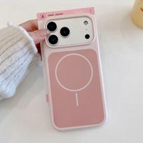 Dual-Color Liquid Silicone Magnetic Ring Case for iPhone 17 Pro Max - Skin-Feel Finish iPhone 17 PRO MAX