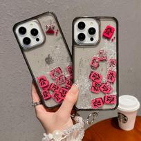 Mahjong Fa Cai Glitter Slider Case for iPhone Models 14-17 Pro Max, New Year Edition iPhone 16 Pro Max