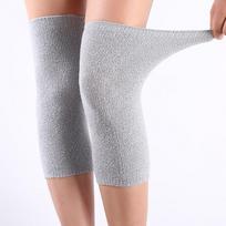 Knee Pads & Warm Protective Sleeves for Adults - Breathable Comfort for Cold Legs 28 cm šviesiai pilka spalva