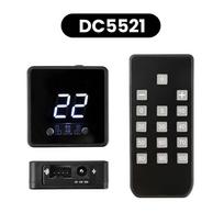 r DC 24V/12V/5V 4-Wire Fan PWM Speed Controlle with Digital Display and Remote Control  Controller Gonvernor PD QC Fast Charging