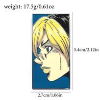 JOJO's Bizarre Adventure Anime Character Metal Brooch Badge