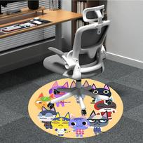1pc ?Animal Crossing: New Horizons Office Round Area Rug, Under Office Chairs Bedroom Living Room Home Decor, Room Deco, Available in Various Sizes182 80cm by 80cm