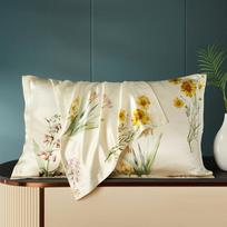 40 Momme Grade 6 Silk Pillowcase, 100% Mulberry Silk, Digital Print, 48x74cm, Single Person Cover 48x74cm [Single Pack]