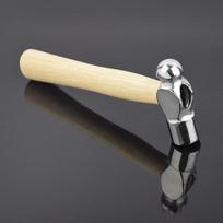 Mini Hammer Smashing Walnut Round Head Wooden Handle Hammer Car Escape Tool Hand Hammer Multi Function Mini Hammer ONE SIZE