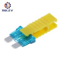 12V saugiklio laikiklis Pridedamas grandinės TAP adapteris Micro Mini standartinis Ford ATM APM geležtės automatinis saugiklis su 10A geležtės automobilio saugikliu su laikikliu 1A