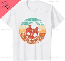 Retro Vintage Ladybug  Animal Insect Lover Ladybird Beetle TShirt Cotton Cotton  Y2k Kawayi Customizable Camiseta Hombre S