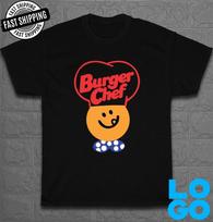New Burger Chef Logo Men's Funny T-Shirt Made In USA Size S to 5XL S