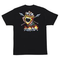 Santa Cruz Skateboards Shirt Salba Screaming Witch Doctor Black S