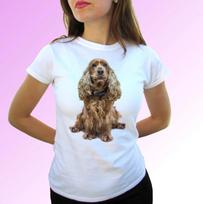 Cocker Spaniel kids boys T-Shirt tee merry dog top animal gift s s kids baby sizes 100