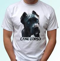 Cane Corso white kids boys T-Shirt dog top tee puppy design italian mastiff art all sizes 160