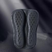 Motociklo gelio sėdynės pagalvėlė 3D korio struktūros amortizatorius ir kvėpuojantis sulankstomas motociklo gelio sėdynės padas ilgiems pasivažinėjimams juoda