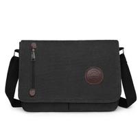 Men Canvas Shoulder Bag Simple Practical Leisure Messenger Bags Male School Tote Sport Crossbody Designer Heren Crossbag Handbag juoda