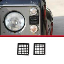For Land Rover Defender 90 110 130 2004-2018 Car Front Headlight Dashboard on Both Sides Air Outlet Cover Trim Car Accessories