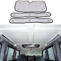 For Land Rover Defender 90 110 130 2004-2025 Car Windshield Window Sun Shade Visor Suction Cup Auto Sunshield Sunscreen Curtain