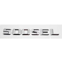 ABS Metalinė Automobilio Lipdukas Galinės Bagažinės Numerio Raidės Ženklelis Mercedes Benz 300SEL 500SEL 560SEL 600SEL Emblemos Lipdukai Dekoras Plastic