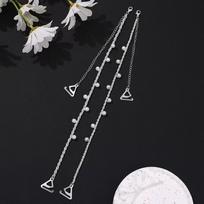 Non-Slip Pearl Bra Straps Sexy Off-the-shoulder Removable Underwear Shoulder Strap Adjustable Decorative Bra Shoulder Belts Tops balta