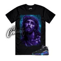 8 Aqua Black Bright Concord Aquatone Iron Grey 2025 T Shirt Match JESUS S
